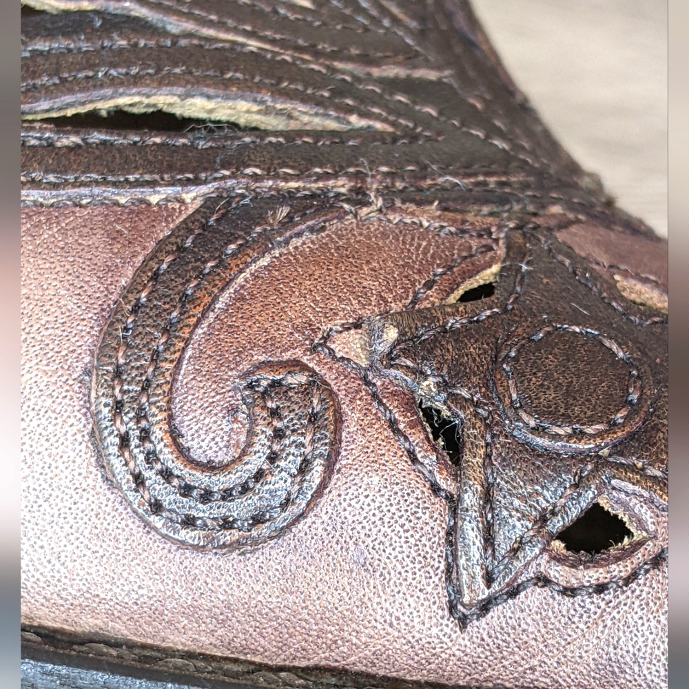 Carlos by Carlos Santana Rodeo Leather Cutout Bootie, 7 - Picture 14 of 16